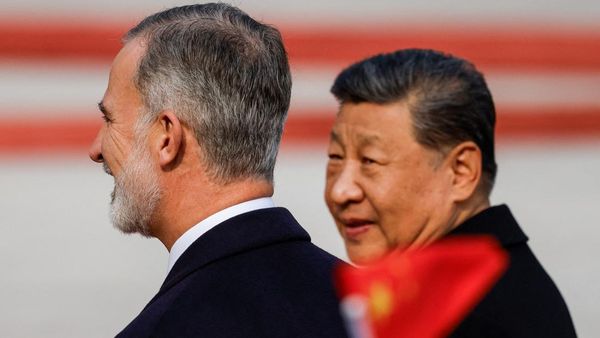 Presiden Xi Jinping Sambut Raja Spanyol Felipe VI di Beijing