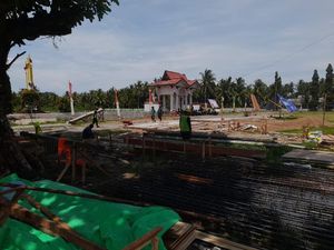 Diduga Tak Pakai Tenaga Ahli, Proyek Tebing Makam Pahlawan Mempawah Jadi Sorotan