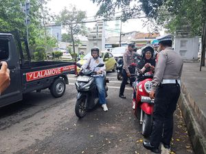 Samsat-Polantas Kota Serang Gelar Razia, 88 Kendaraan Kedapatan Nunggak Pajak