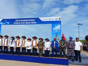 Pertamina & Kemenkop Groundbreaking SPBU Nelayan Pertama di Lampung