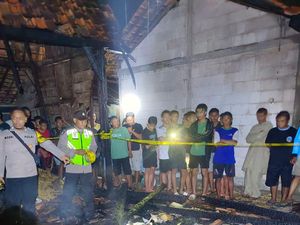 Lansia Stroke Tewas Terpanggang Saat Kebakaran Rumah di Grobogan