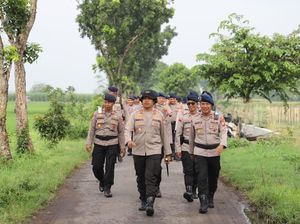Napak Tilas-Baksos Meriahkan HUT ke-80 Korps Brimob Polri di Polres Kediri