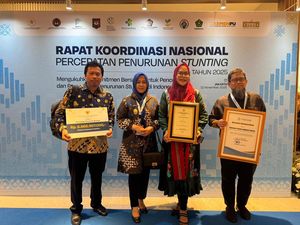 Pemprov Sulsel Raih Penghargaan Terbaik Kedua Nasional Penurunan Stunting