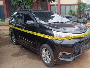 Penampakan Mobil Driver Taksi Online yang Dibawa Rampok di Tol Jagorawi