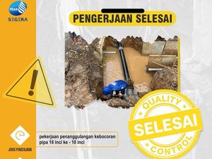 Pengerjaan Pipa di Jl Haji Kalla Selesai, Suplai Air PDAM Makassar Normal Lagi