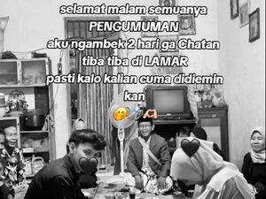 Viral Wanita Curhat Ngambek 2 Hari Endingnya Malah Dilamar Pacar, Bikin Kaget