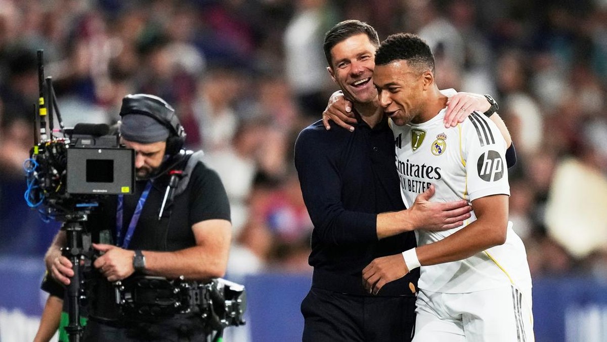 Kylian Mbappe dipuji oleh Xabi Alonso. (Foto: NurPhoto via Getty Images/Jose Breton)