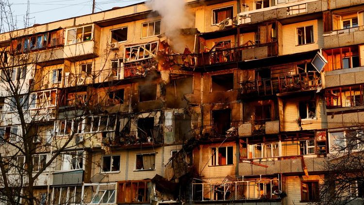 Gempuran Masif Rusia di Ukraina Membara Tanpa Henti