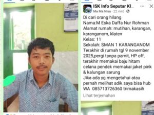 Bantu Cari Lur! Eska Siswa SMAN 1 Karanganom Sudah 5 Hari Belum Pulang