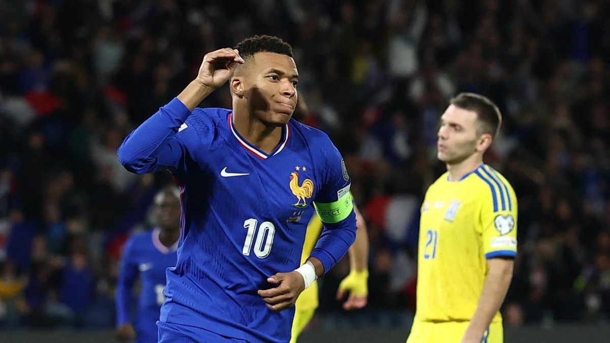 Bomber Prancis dan Real Madrid Kylian Mbappe. (Foto: REUTERS/Stephane Mahe)