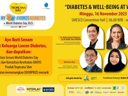 Kampanye #Hands4Diabetes 2025 Tropicana Slim Ajak Hidup Sehat Produktif