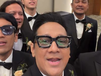 Potret Groomsmen Pernikahan Boiyen: Ada El Rumi-Andre Taulany