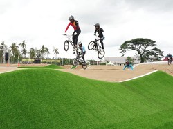 Sirkuit BMX Muncar Diburu Rider Dunia, Latvia Mau TC Sebulan di Banyuwangi