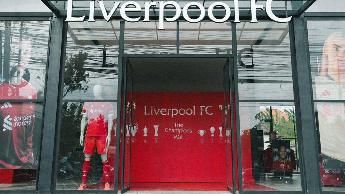 Pop up store Liverpool di Bali. (dok.LFC Retail Indonesia)