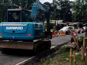 Jembatan Cadasari Pandeglang Diperbaiki Usai Kondisi Lapuk dan Berbahaya