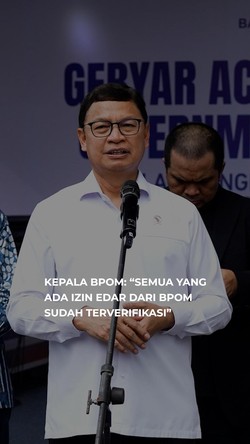 BPOM Memastikan Kebenaran Keterangan Air Pegunungan pada Produk AMDK