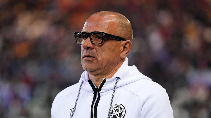 Slovakia manager Francesco Calzona ahead of the 2026 FIFA World Cup European Qualifying, Group A match at Kosicka Futbalova Arena in Kosice, Slovakia. Picture date: Friday November 14, 2025. (Photo by Ben Whitley/PA Images via Getty Images)