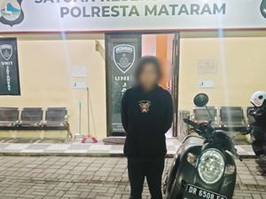 Kesal Tak Dikasih Pinjam, Pria Mataram Curi Motor Paman di Lombok Barat