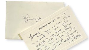 Penampakan Surat Langka Taylor Swift untuk Liam Payne