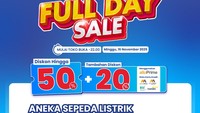 Sepeda Listrik Diskon Hingga 45% di Transmart Full Day Sale