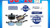 Serbu! Peralatan Masak Murah Meriah di Transmart Full Day Sale