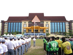 Polda Riau Kerahkan 976 Personel Operasi Zebra, Ojol-Pelajar SMA Ikut Apel