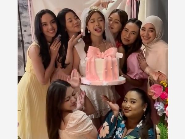 Potret Bridal Shower Brisia Jodie Jelang Pernikahan, Cantik Kenakan Veil
