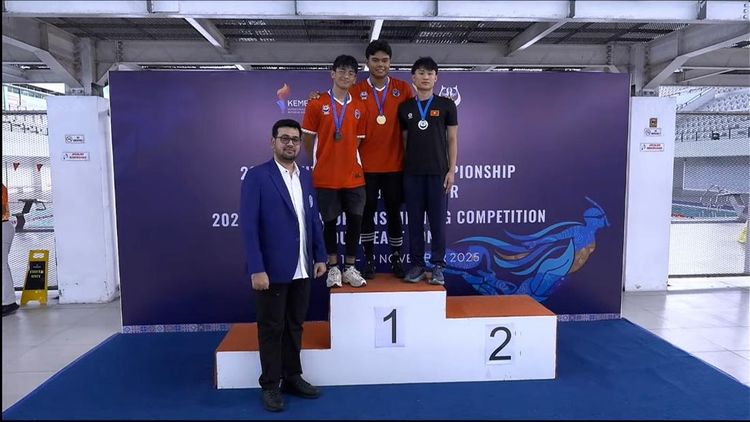 Laju Emas Indonesia Tak Terbendung di Finswimming Asia Tenggara 2025