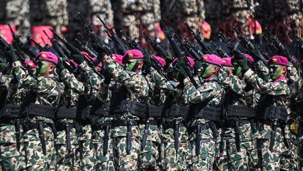 HUT ke-80 Korps Marinir TNI AL Berlangsung Meriah di Bumi Marinir Cilandak