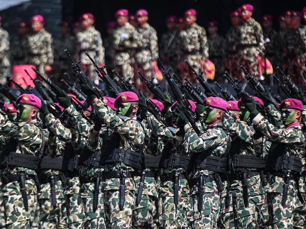 HUT ke-80 Korps Marinir TNI AL Berlangsung Meriah di Bumi Marinir Cilandak