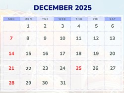 Jadwal Libur Desember 2025: Libur Natal, Cuti Bersama, dan Libur Sekolah