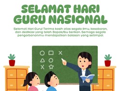 25 Kartu Ucapan Hari Guru Nasional 2025 Lengkap Link Download dan Cara Edit