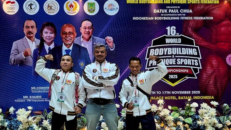 Duo Binaragawan Jakarta Ukir Sejarah Medali di Kejuaraan Dunia 2025