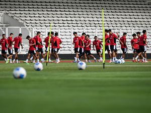 Timnas Indonesia U-23 Genjot Latihan Jelang Tantang Mali di FIFA Match Day