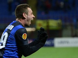 Antonio Cassano. Main dalam 39 pertandingan bagi Inter Milan dan 40 laga bersama AC Milan. Foto: AFP/OLIVIER MORIN