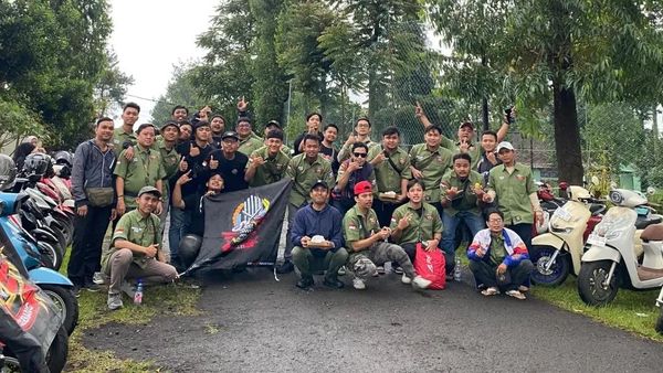 Dari langit gelap sampe cerah, Hasci Jakarta mini touring ke Honda Bikers Day