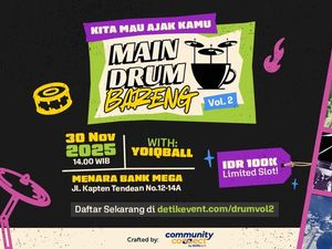 Kumpul dan Jamming Seru di Main Drum Bareng vol.2 Bersama YOIQBALL