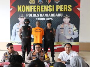 Ganggu Mantan Istri-Siram Air Keras, Residivis di Banjarbaru Ditangkap