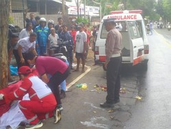Motor Tabrak Pohon di Sukasada Buleleng, Penumpang Asal Denpasar Tewas