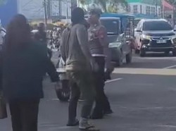 Kronologi Pemotor Tanpa Helm Nyaris Pukul Polantas di Maros Usai Ditegur