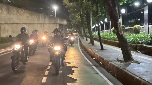 Polda Metro Jaya melakukan patroli di Jadetabek untuk mencegah balap liar dan tawuran. (dok.istimewa)