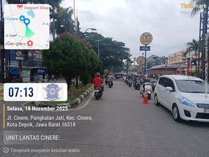 Ada Proyek Gorong-gorong di Jalan Depan Mal Cinere, Polisi Terapkan Contraflow