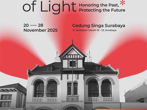 Resonance of Light Hadir di Surabaya, Sajikan Sejarah lewat Cahaya