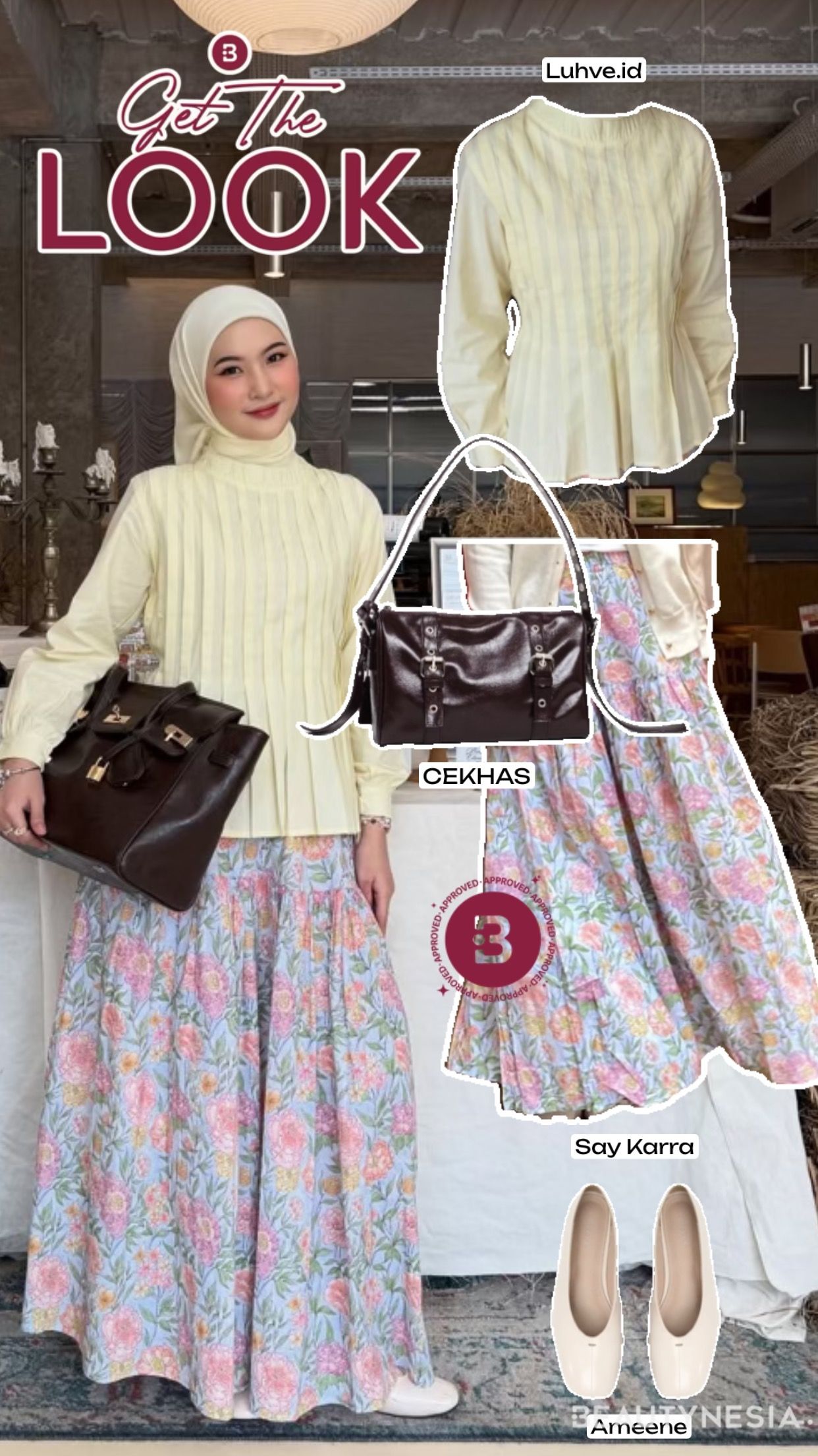 Mau tampil girly dan menggemaskan, Beauties? Kamu bisa coba menambahkan floral skirt alias rok bermotif bunga-bunga di lemarimu!