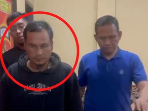 Tampang Pemotor Nyaris Pukul Polantas di Maros Gegara Ditegur Tak Pakai Helm