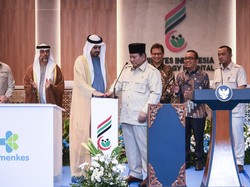 Rasa Beruntung Prabowo Resmikan RS yang Diinisiasi Jokowi