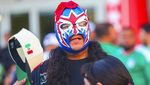 Begini Gaya Suporter Meksiko dan Paraguay Jelang Kickoff di Alamodome