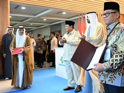 Disaksikan Prabowo, Indonesia-UEA Teken Kesepakatan Awal Kerja Sama EdTech