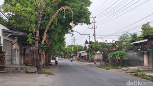 Sunyinya Mataram Saat Umat Hindu Rayakan Galungan