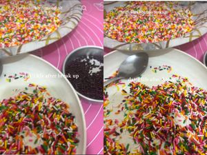 Efek Putus Cinta, Wanita Ini Pisahkan Meses Warna-Warni hingga 2 Jam